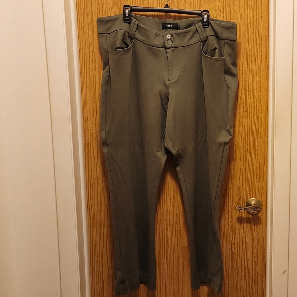 Torrid green slacks